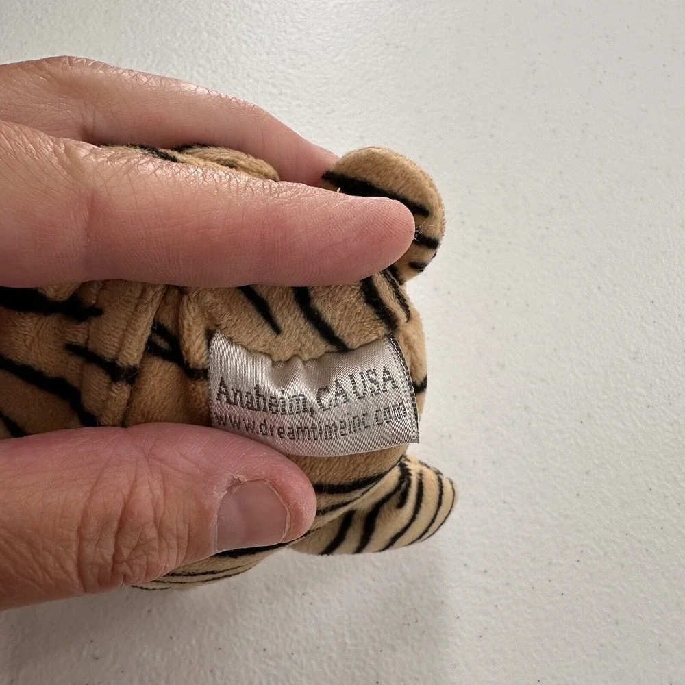 Tiger Hand Puppet & Plush Toy Set By Beverly‎ Hills Teddy Bear Co. 2011 Stripes